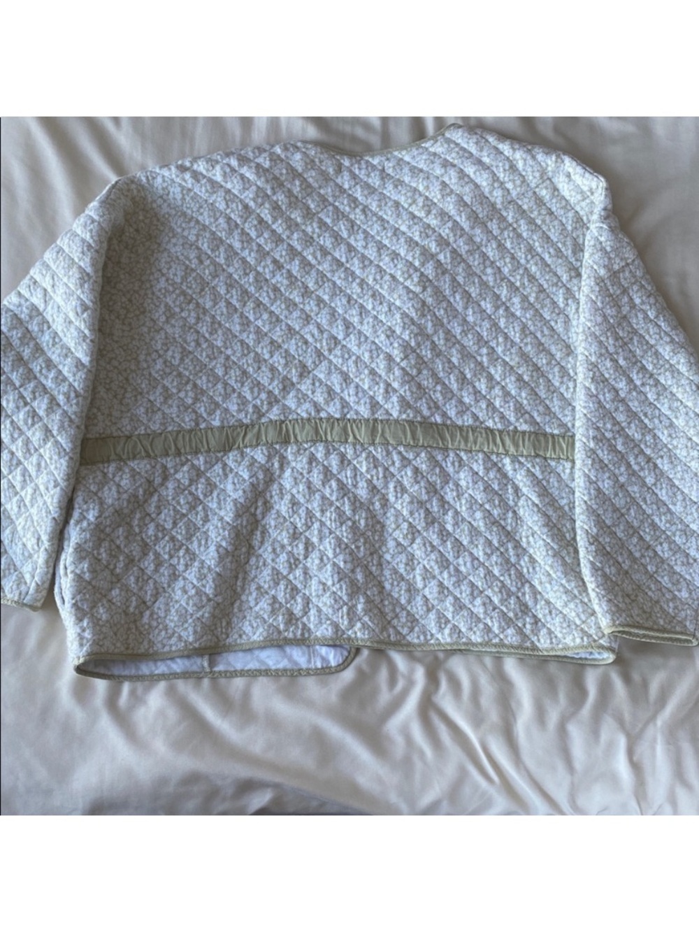 Madewell Quilted Jacquard Jacket in Daisy Blooms - Picture 4 of 5